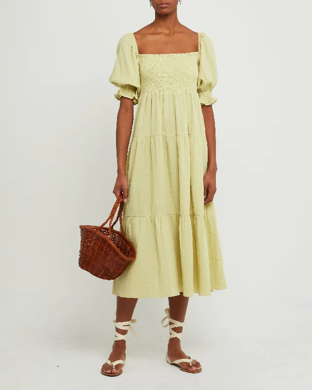 Midi dresses with keyhole backs for a flirty and unexpected detailFrankie Dress