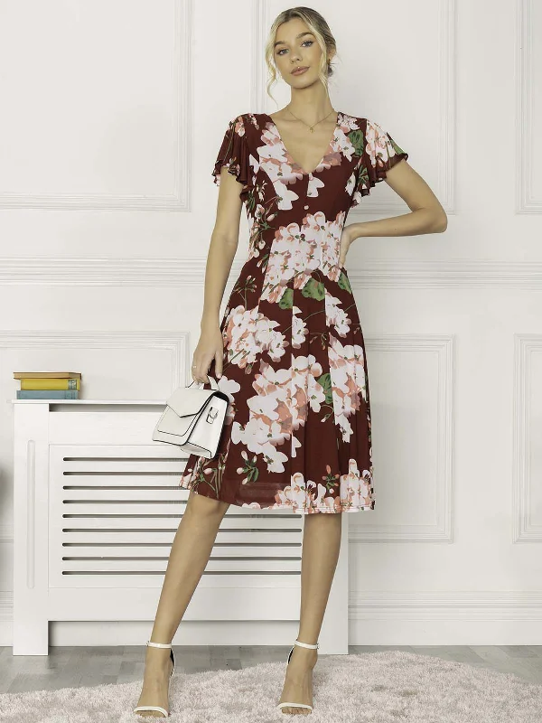 Midi dresses with tassel accents for a bohemian and free - spirited styleJolie Moi Grace Mesh Midi Dress, Floral Multi Midi dresses with tassel accents for a bohemian and free - spirited styleJolie Moi Grace Mesh Midi Dress, Floral Multi