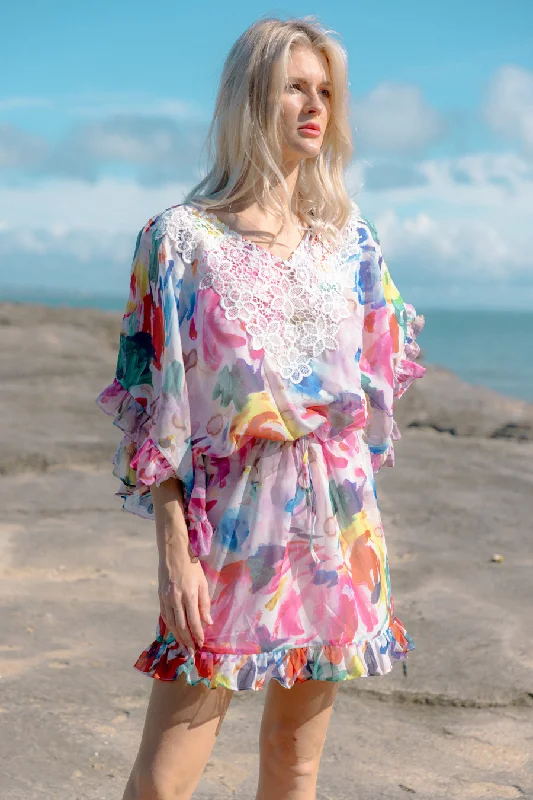 Ruffled mini dresses for a romantic touchSante Mini Dress