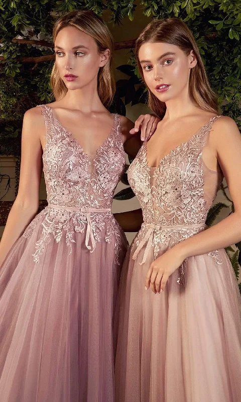 Sleeveless wedding guest dresses with ruffled hemsAndrea and Leo - A1045 Appliqued Tulle High Slit Gown Sleeveless wedding guest dresses with ruffled hemsAndrea and Leo - A1045 Appliqued Tulle High Slit Gown