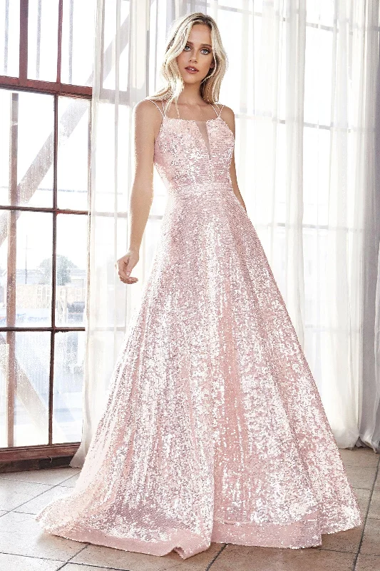 Wedding guest dresses with belted waists and knee - length skirtsCinderella Divine AM518 Long Formal Spaghetti Strap Prom Ball Gown Wedding guest dresses with belted waists and knee - length skirtsCinderella Divine AM518 Long Formal Spaghetti Strap Prom Ball Gown