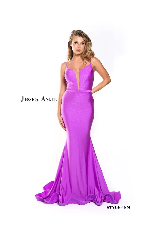 Bodycon dress for a music festival​Jessica Angel Sleeveless Long Mermaid Dress 851