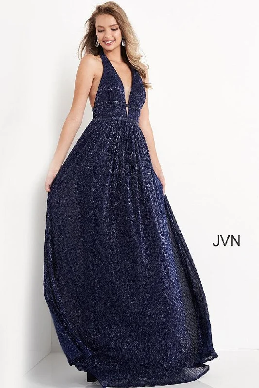 Bodycon dress with a high - low hem for a trendy look​Jovani 05815 Long Sparkling Prom Dress JVN