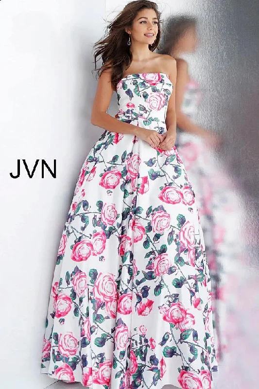 Strapless wedding guest dresses with rhinestone - studded bodicesJovani 67131 Prom Long Dress Strapless wedding guest dresses with rhinestone - studded bodicesJovani 67131 Prom Long Dress