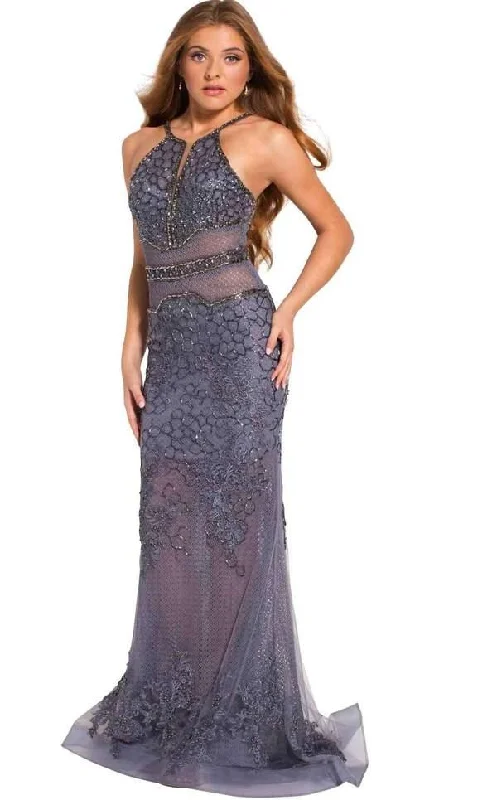 Bodycon dress with a scalloped edge​Jovani 53397 Sexy Long Formal Prom Dress