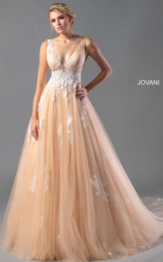 Bodycon dress in a neon color for a vibrant appearanceJovani 04114 Sleeveless Long Prom Dress AV Bodycon dress in a neon color for a vibrant appearanceJovani 04114 Sleeveless Long Prom Dress AV