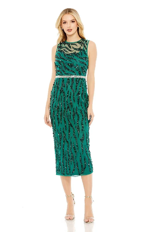 Long - cocktail dresses with a slit and a fitted bodiceMac Duggal 93765 Dress