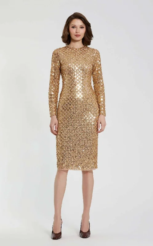 Geometric - printed cocktail dresses with a long - sleeve optionMac Duggal 94123 Dress Geometric - printed cocktail dresses with a long - sleeve optionMac Duggal 94123 Dress