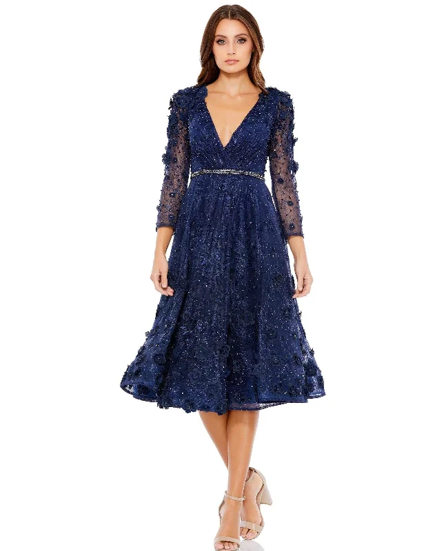Wedding guest dresses with abstract prints and long trainsMac Duggal 67809 Short Long Sleeves Cocktail Dress Wedding guest dresses with abstract prints and long trainsMac Duggal 67809 Short Long Sleeves Cocktail Dress