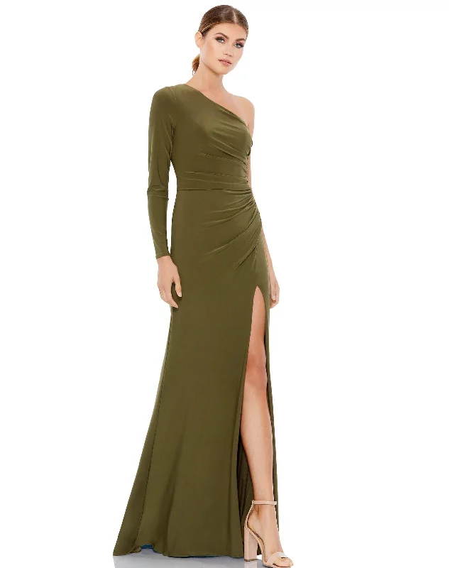 Lace - and - tulle wedding guest dresses with sweetheart necklinesMac Duggal 26505 Prom Long One Shoulder Formal Gown Lace - and - tulle wedding guest dresses with sweetheart necklinesMac Duggal 26505 Prom Long One Shoulder Formal Gown