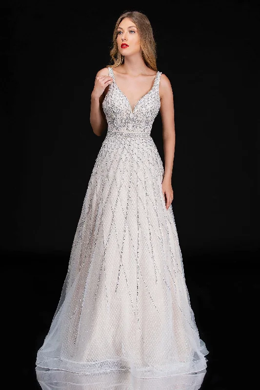 Sleeveless wedding guest dresses with ruffled hemsNina Canacci Prom Long Sleeveless Evening Gown 8183 Sleeveless wedding guest dresses with ruffled hemsNina Canacci Prom Long Sleeveless Evening Gown 8183