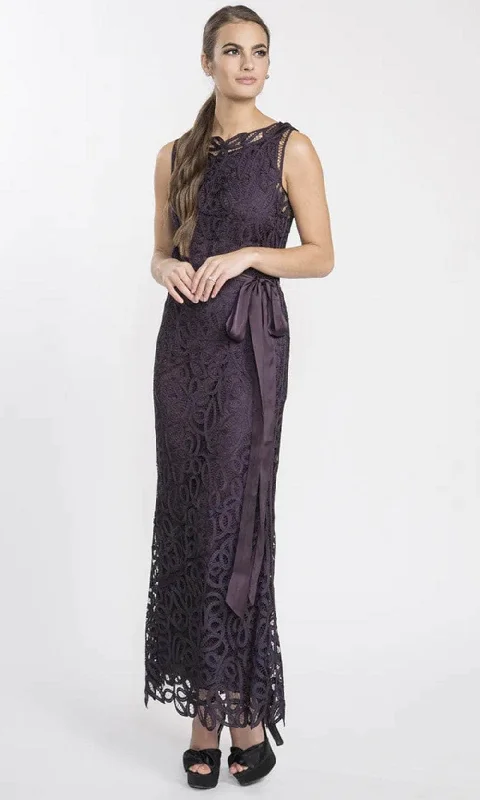 Wedding guest dresses with abstract prints and long trainsSoulmates D1312 - Crochet Sleeveless Long Dress Gown Wedding guest dresses with abstract prints and long trainsSoulmates D1312 - Crochet Sleeveless Long Dress Gown