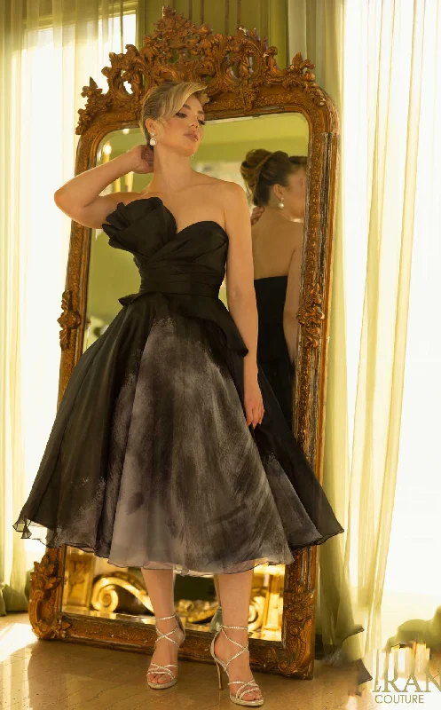 Cocktail dresses with a mesh panel and a high - neck designTerani 242C3011 Dress