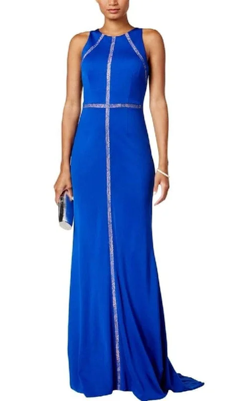 Formal dresses with off - the - shoulder sleeves and rhinestone accents for a sophisticated promAdrianna Papell - AP1E202052 Jewel Neck Fitted Jersey Gown Formal dresses with off - the - shoulder sleeves and rhinestone accents for a sophisticated promAdrianna Papell - AP1E202052 Jewel Neck Fitted Jersey Gown