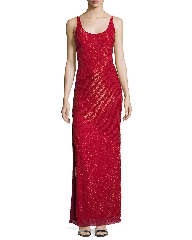 Formal dresses with tiered lace skirts and off - the - shoulder necklines for a feminine and elegant formal appearanceAidan Mattox - Sleeveless Beaded Dress 54469860 Formal dresses with tiered lace skirts and off - the - shoulder necklines for a feminine and elegant formal appearanceAidan Mattox - Sleeveless Beaded Dress 54469860