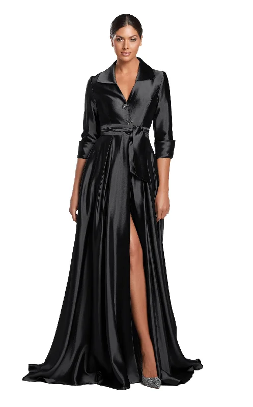 Prom dresses with tiered ruffled sleeves and satin skirts for a feminine and voluminous lookAlexander by Daymor 2067F24 Dress Prom dresses with tiered ruffled sleeves and satin skirts for a feminine and voluminous lookAlexander by Daymor 2067F24 Dress
