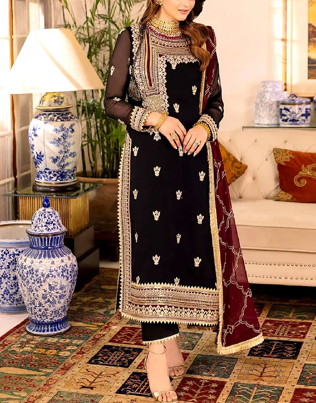 Sheath party dresses in a bold color for a statement - making outfitElegant Embroidered Black Chiffon Party Wear Dress 2024 (DZ16715) Sheath party dresses in a bold color for a statement - making outfitElegant Embroidered Black Chiffon Party Wear Dress 2024 (DZ16715)