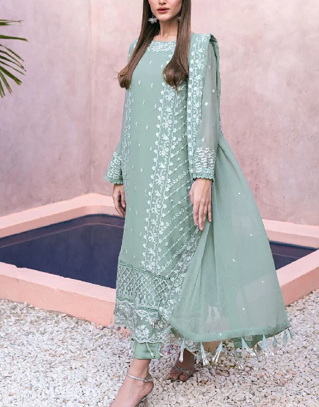 Plus - size party dresses with a flattering cut for all body typesFancy Embroidered Chiffon Party Dress with Chiffon Dupatta (DZ17384) Plus - size party dresses with a flattering cut for all body typesFancy Embroidered Chiffon Party Dress with Chiffon Dupatta (DZ17384)