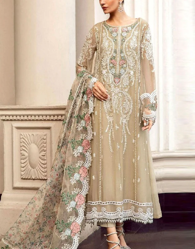 Backless party dresses for a sexy and alluring appearanceHeavy Embroidered Chiffon Wedding Dress with Emb. Organza Dupatta (DZ17385) Backless party dresses for a sexy and alluring appearanceHeavy Embroidered Chiffon Wedding Dress with Emb. Organza Dupatta (DZ17385)
