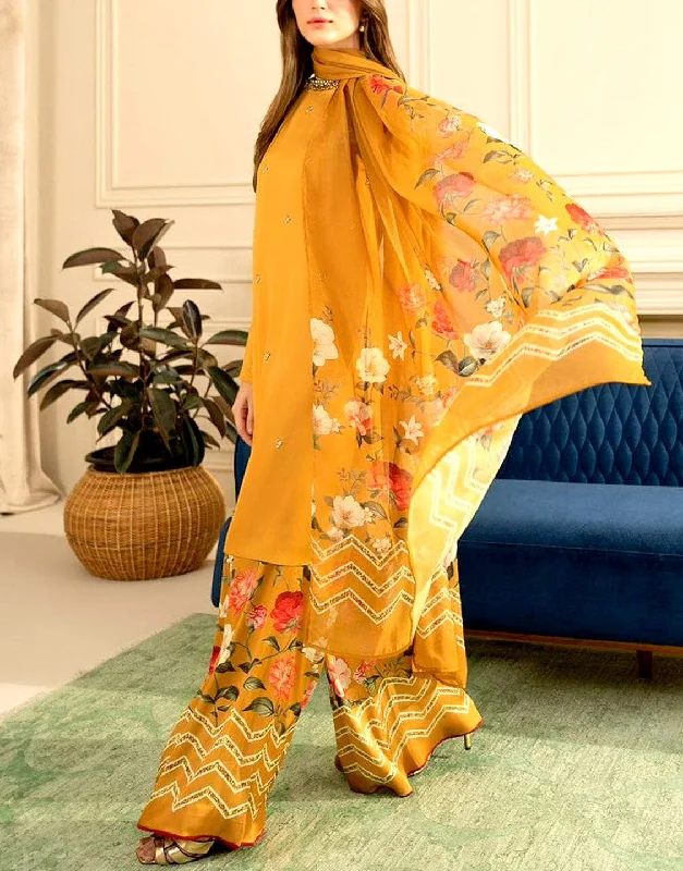Party dresses with a ruched fabric for a textured and flattering effectTrendy Embroidered Silk Party Wear Dress with Silk Dupatta (DZ17510) Party dresses with a ruched fabric for a textured and flattering effectTrendy Embroidered Silk Party Wear Dress with Silk Dupatta (DZ17510)