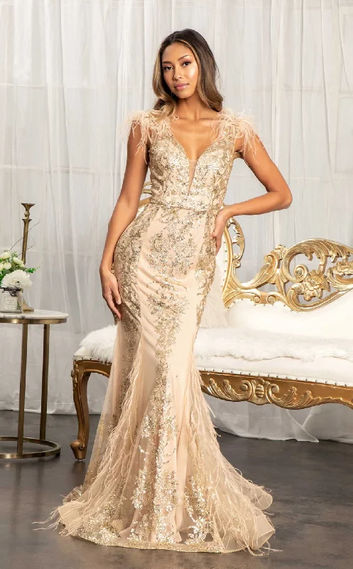 Long - train formal dresses in chiffon for a dramatic prom entranceGLS by Gloria GL1983 Dress Long - train formal dresses in chiffon for a dramatic prom entranceGLS by Gloria GL1983 Dress