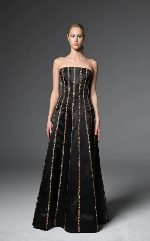 Prom dresses with geometric - cutout sleeves and flowing chiffon fabrics for a modern and airy lookJean Louis Sabaji 6001145 Dress Prom dresses with geometric - cutout sleeves and flowing chiffon fabrics for a modern and airy lookJean Louis Sabaji 6001145 Dress