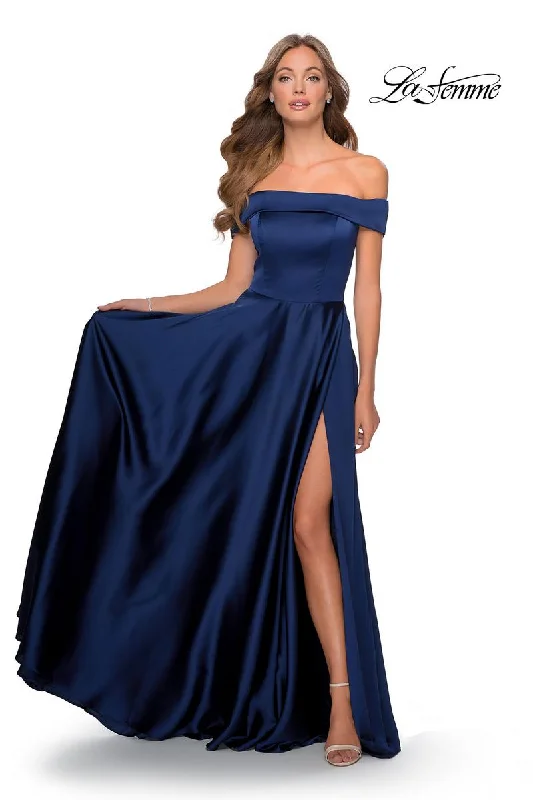 Strapless party dresses with a beaded bodice for added eleganceLa Femme Dress 28978 Strapless party dresses with a beaded bodice for added eleganceLa Femme Dress 28978