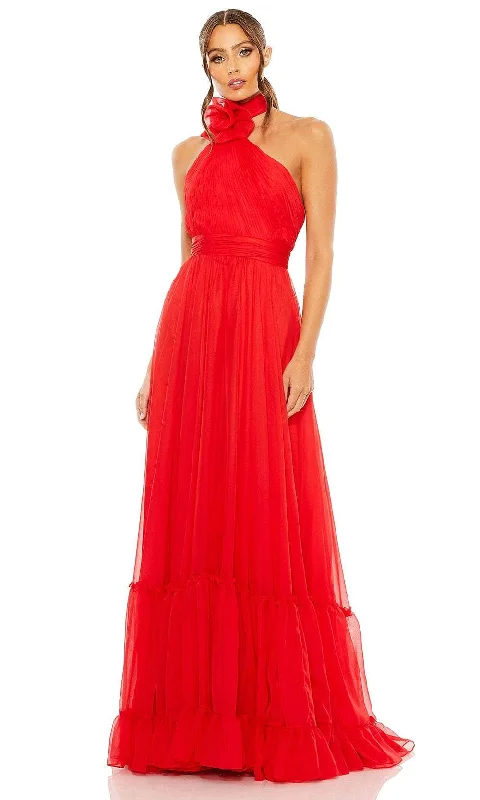 Strapless formal dresses with tulle skirts for a classic prom lookMac Duggal A68209 - Ruched Detailed High Neck Evening Dress Strapless formal dresses with tulle skirts for a classic prom lookMac Duggal A68209 - Ruched Detailed High Neck Evening Dress