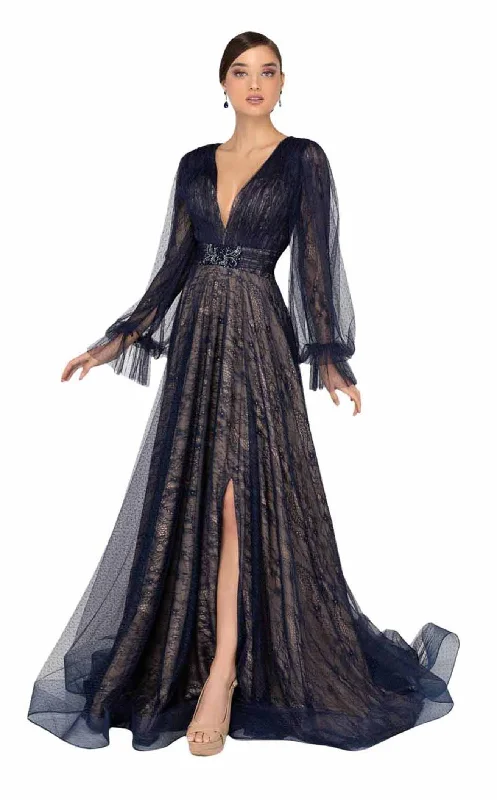 Sequined formal dresses with open backs for a sexy prom styleTerani 1913M9414 Dress