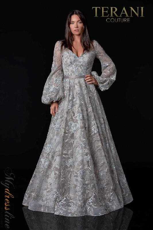 Strapless formal dresses with tulle skirts for a classic prom lookTerani Couture 2112M5407D Strapless formal dresses with tulle skirts for a classic prom lookTerani Couture 2112M5407D