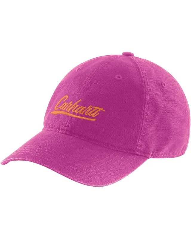 Women's tie - dye hoodie in bright colors for a retro and eye - catching styleCanvas Script Graphics Cap - Magenta Agate Women's tie - dye hoodie in bright colors for a retro and eye - catching styleCanvas Script Graphics Cap - Magenta Agate