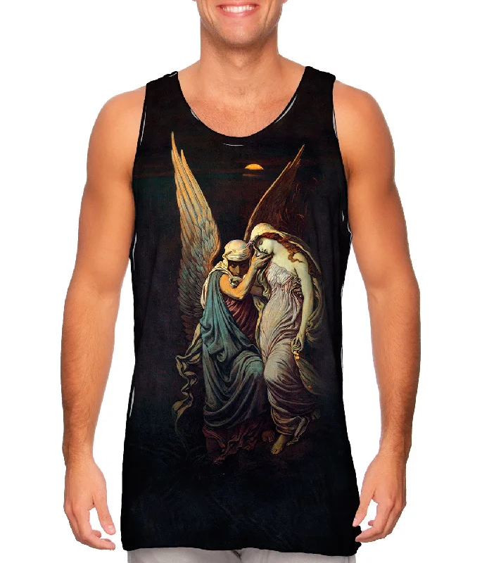 Women's Spaghetti Strap Tank Tops with Geometric PatternsElihu Vedder - "The Cup of Death" (1885) Women's Spaghetti Strap Tank Tops with Geometric PatternsElihu Vedder - "The Cup of Death" (1885)