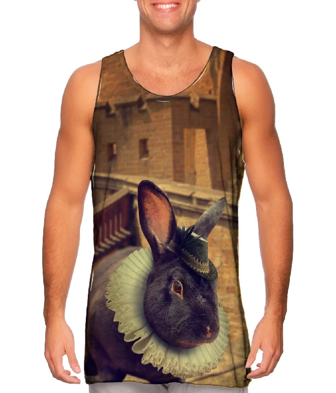 Women's Cropped Tank Tops with Vintage Band LogosElizabethan Rabbit
