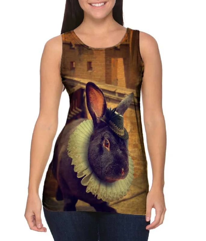 Crew Neck Women's Sustainable Tank Tops Made from Recycled MaterialsElizabethan Rabbit Crew Neck Women's Sustainable Tank Tops Made from Recycled MaterialsElizabethan Rabbit
