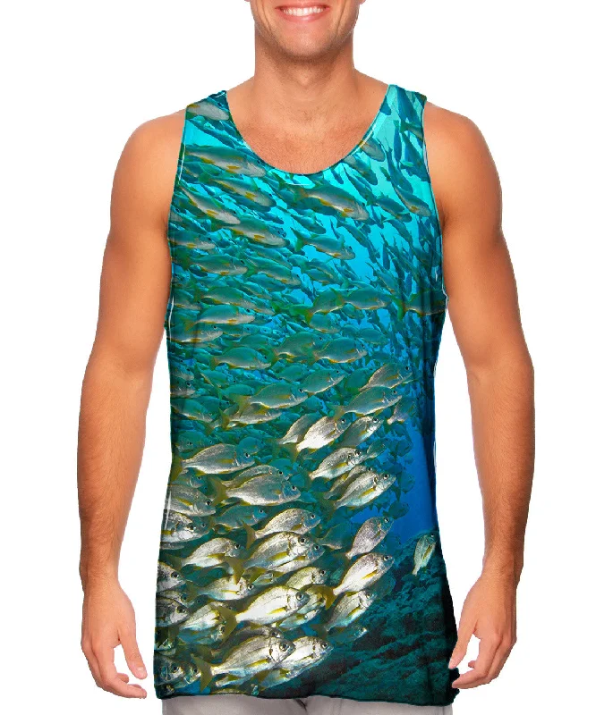 Scoop Neck Women's Linen Blend Tank Tops for SummerEn Camino The Cannon Underwater