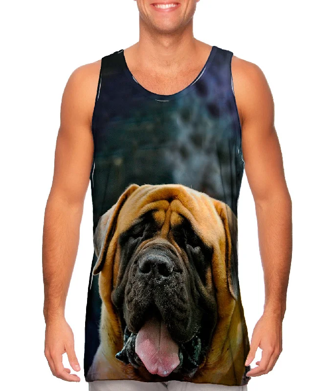 High - Neck Women's Silk Blend Tank Tops for a Luxurious FeelEnglish Mastiff Joy