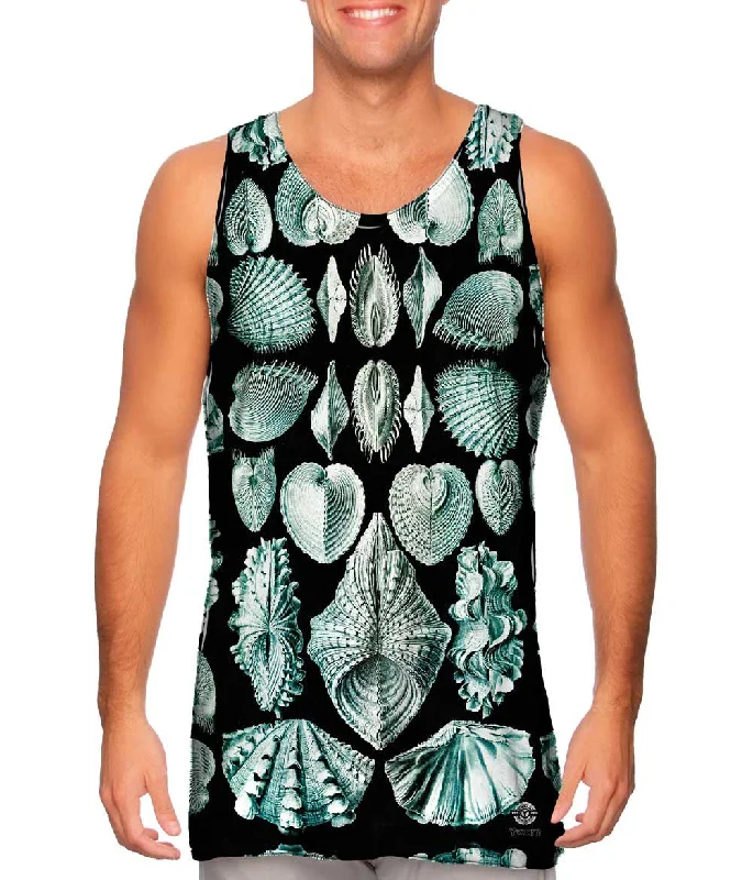 Women's Longline Tank Tops with Abstract PrintsErnst Haeckel - "Haeckel Acephala" (1904) Women's Longline Tank Tops with Abstract PrintsErnst Haeckel - "Haeckel Acephala" (1904)