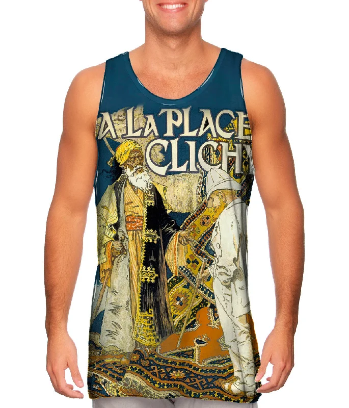 Halter Neck Women's Modal Blend Tank Tops for ComfortEugene Grasset A La Place-Clichy Halter Neck Women's Modal Blend Tank Tops for ComfortEugene Grasset A La Place-Clichy
