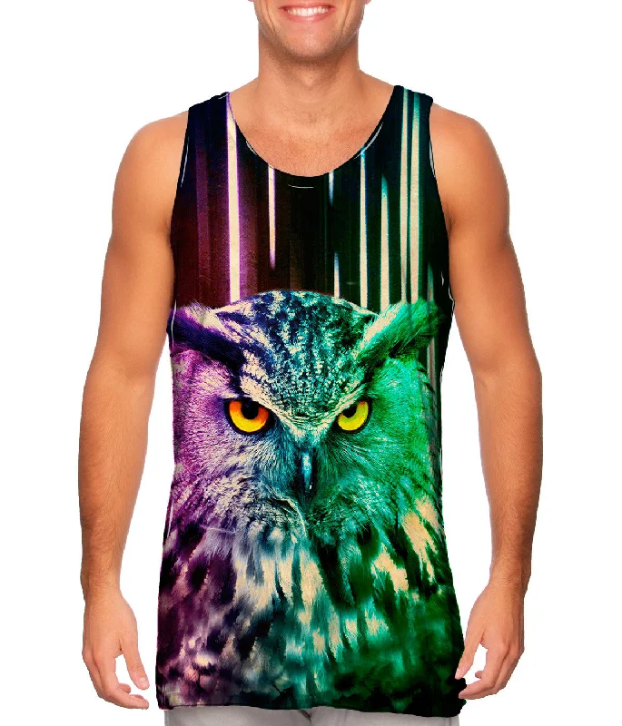 Crew Neck Women's Sustainable Tank Tops Made from Recycled MaterialsEuropa Owl
