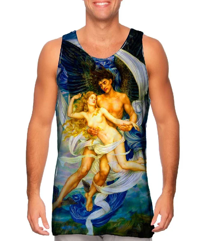 One - Shoulder Women's Rayon Blend Tank Tops for a Flowy LookEvelyn De Morgan - "Boreas And Oreithyia" (1896) One - Shoulder Women's Rayon Blend Tank Tops for a Flowy LookEvelyn De Morgan - "Boreas And Oreithyia" (1896)