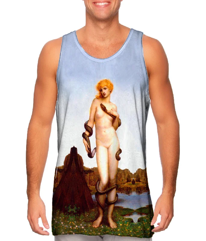High - Neck Women's Silk Blend Tank Tops for a Luxurious FeelEvelyn De Morgan - "Cadmus and Harmonia" (1877) High - Neck Women's Silk Blend Tank Tops for a Luxurious FeelEvelyn De Morgan - "Cadmus and Harmonia" (1877)