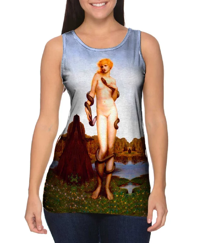 Plus Size Women's Puff - Sleeve Tank Tops in Pastel HuesEvelyn De Morgan - "Cadmus and Harmonia" (1877) Plus Size Women's Puff - Sleeve Tank Tops in Pastel HuesEvelyn De Morgan - "Cadmus and Harmonia" (1877)