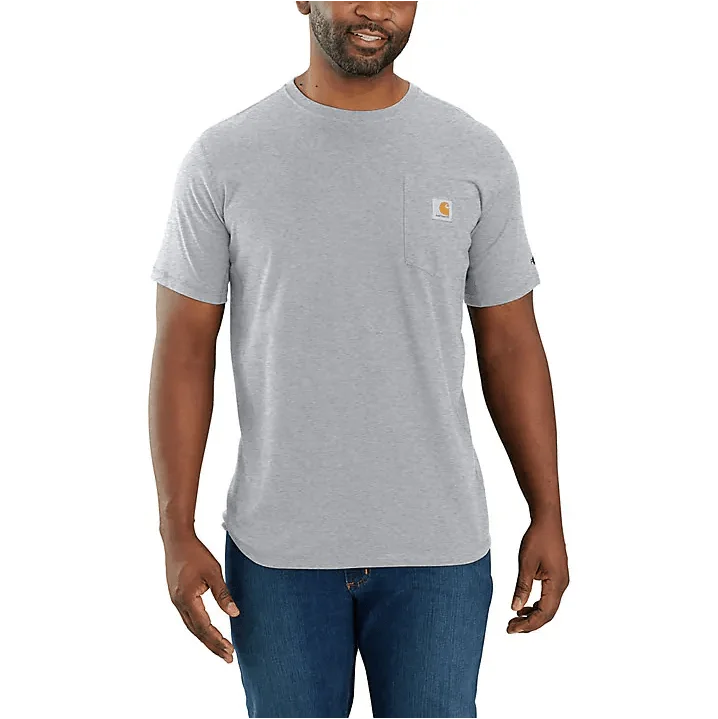 Women's tie - front hoodie in a lightweight fabric for summer layeringCarhartt force® relaxed fit midweight short-sleeve pocket t-shirt - Heather Grey Women's tie - front hoodie in a lightweight fabric for summer layeringCarhartt force® relaxed fit midweight short-sleeve pocket t-shirt - Heather Grey