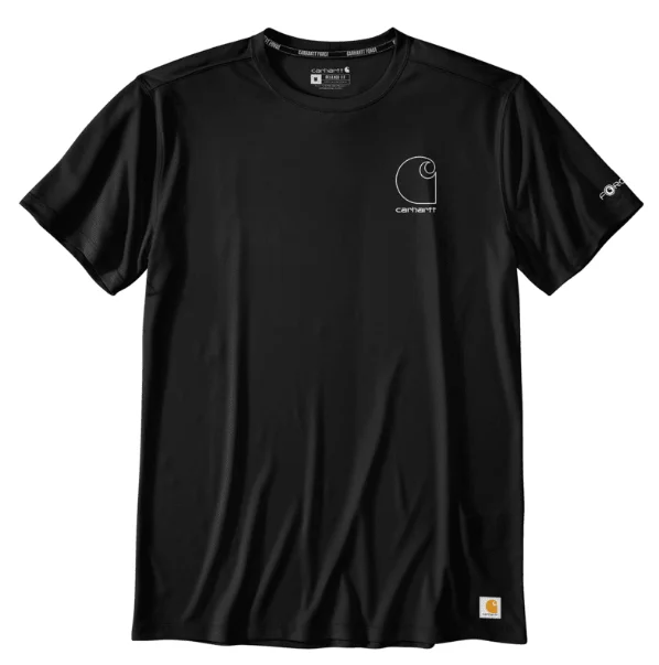 Women's color - block hoodie combining bold hues for a fashion - forward statementForce Sun Defender Lightweight S/S Logo Graphic T-Shirt - Black Women's color - block hoodie combining bold hues for a fashion - forward statementForce Sun Defender Lightweight S/S Logo Graphic T-Shirt - Black