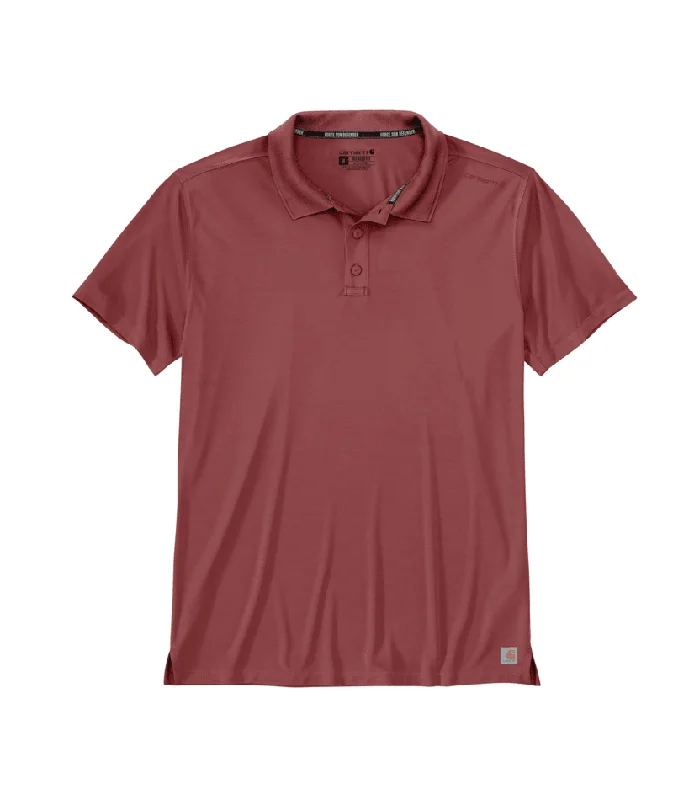 Women's graphic - printed sweatshirt featuring floral patterns for a feminine touchForce Sun Defender™ Relaxed Fit Lightweight Short-Sleeve Polo - Crimson Moss Heather Women's graphic - printed sweatshirt featuring floral patterns for a feminine touchForce Sun Defender™ Relaxed Fit Lightweight Short-Sleeve Polo - Crimson Moss Heather