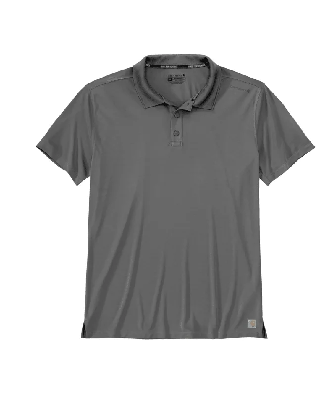 Women's long - sleeve cropped sweatshirt with ribbed cuffs for a snug fitForce Sun Defender™ Relaxed Fit Lightweight Short-Sleeve Polo - Steel Women's long - sleeve cropped sweatshirt with ribbed cuffs for a snug fitForce Sun Defender™ Relaxed Fit Lightweight Short-Sleeve Polo - Steel