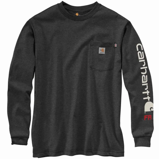Women's zip - up sweatshirt in pastel blue for a soft and stylish outfitFR Force Long Sleeve Logo T-Shirt - Black Heather Women's zip - up sweatshirt in pastel blue for a soft and stylish outfitFR Force Long Sleeve Logo T-Shirt - Black Heather