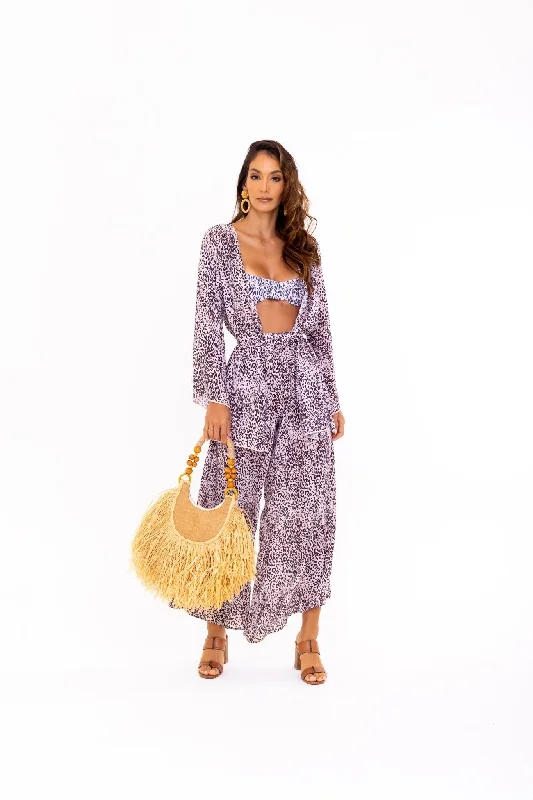 Round - neck cover ups for a classic and simple lookDharma Wild Essence Pants
