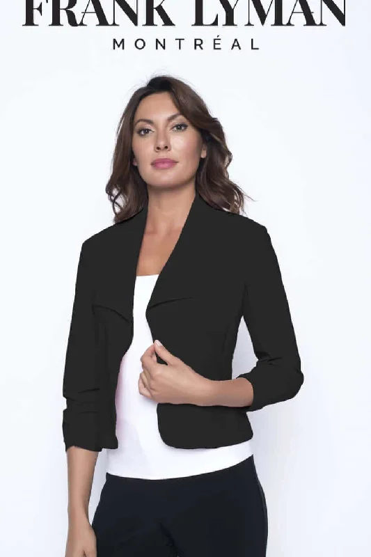 Opaque cover ups for a more modest beach lookFrank Lyman Cover Up Style 190015-BLK Black Opaque cover ups for a more modest beach lookFrank Lyman Cover Up Style 190015-BLK Black