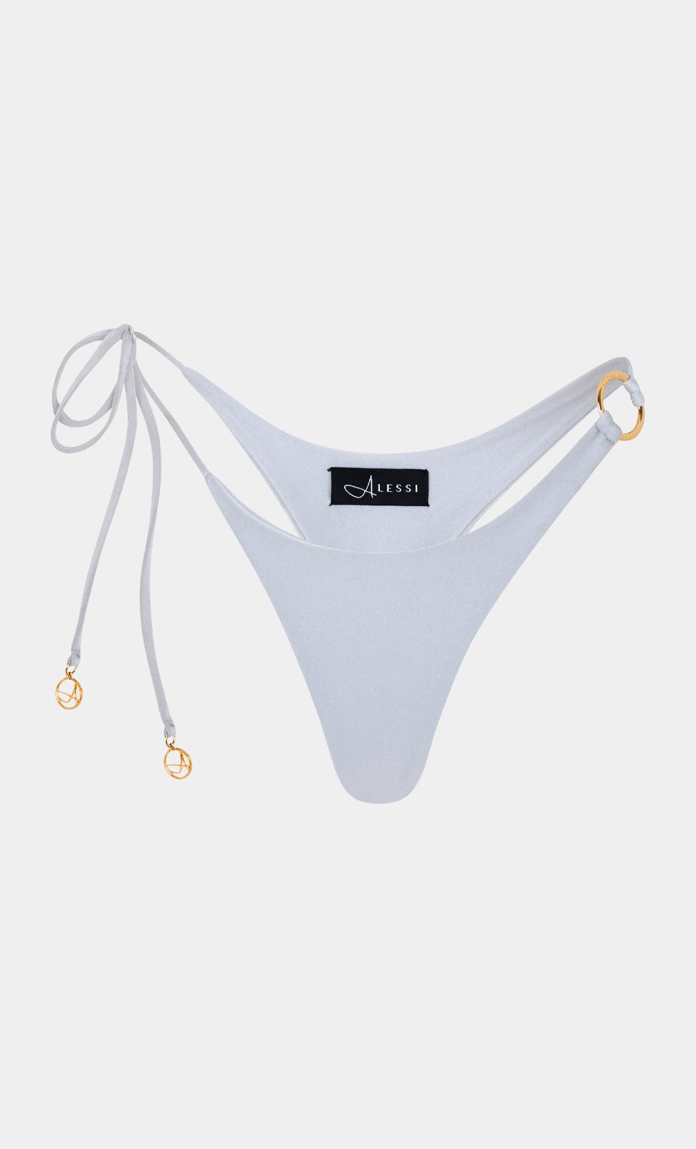 Lace - trimmed bikini for an elegant and romantic touchKylie bottom silver